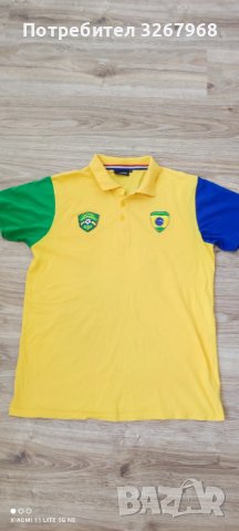 Ретро тениска на Бразилия , снимка 3 - Спортни дрехи, екипи - 41663718
