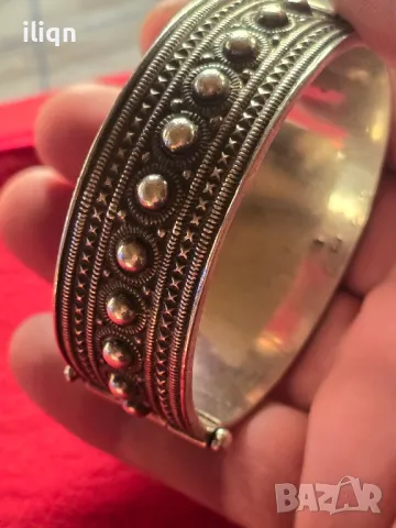 Стара Сребърна Масивна гривна 835 Проба 299.99лв., снимка 10 - Антикварни и старинни предмети - 49027976