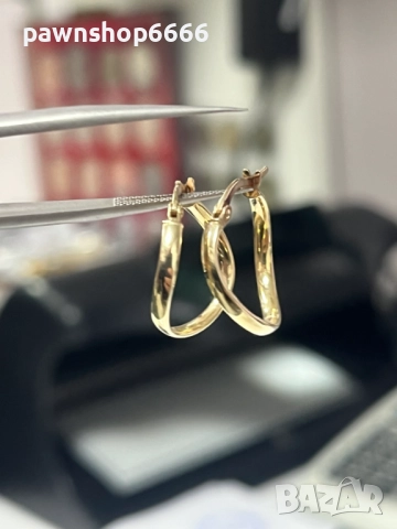 Златни обеци 14К 