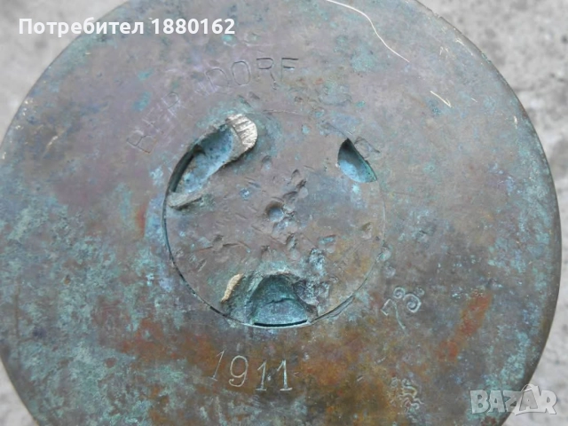 Гилза BERNDORF от 1911 година., снимка 7 - Антикварни и старинни предмети - 52231768