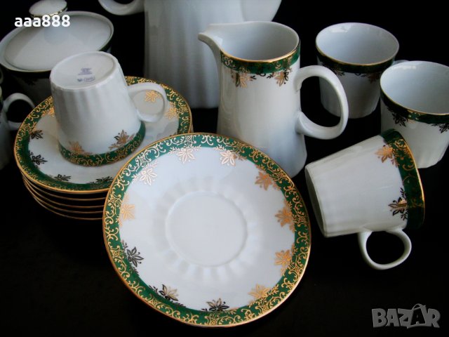 Луксозен сервиз за кафе EPIAG D.F.  Карловарски порцелан Бохемия, снимка 7 - Сервизи - 35811907