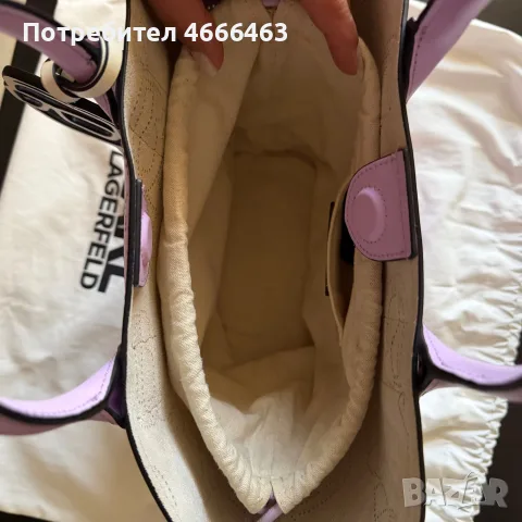 Karl Lagerfeld оригинална чанта, снимка 7 - Чанти - 56311744
