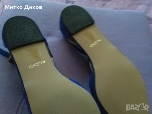 Дамски обувки естествена кожа велур нови маркови на Алдо №40 стелка 255мм, снимка 6 - Дамски ежедневни обувки - 51422674