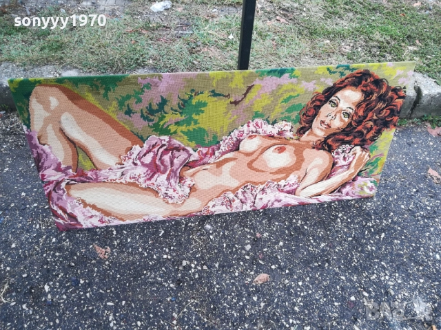 ГОБЛЕН//КАРТИНА ЗА СТЕНА ОТ ФРАНЦИЯ 0610251627, снимка 13 - Антикварни и старинни предмети - 51963572