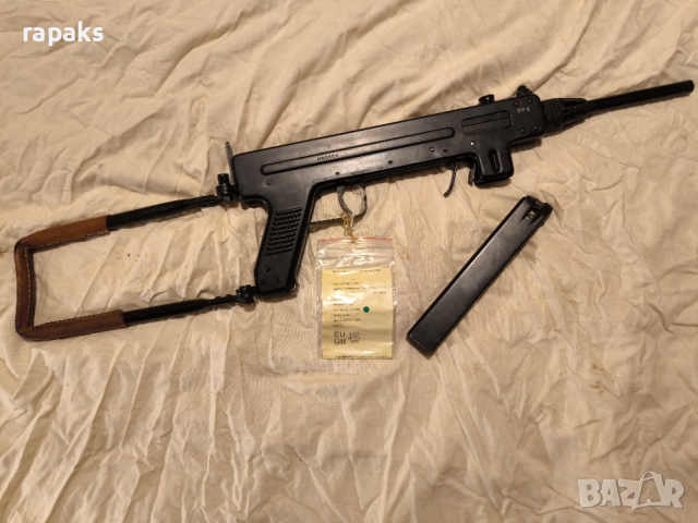 Обезопасен картечен пистолет Madsen. Деактивирана пушка,, снимка 3 - Антикварни и старинни предмети - 53297758