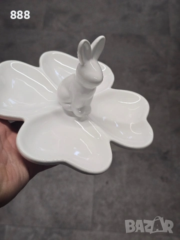 бурканчета подноси и купи с великденски зайчета , снимка 7 - Други - 53162863