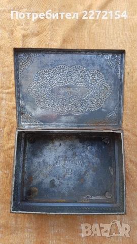 Стара кутия , снимка 2 - Антикварни и старинни предмети - 51468922