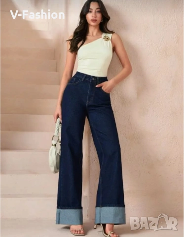 Дънки висока талия 