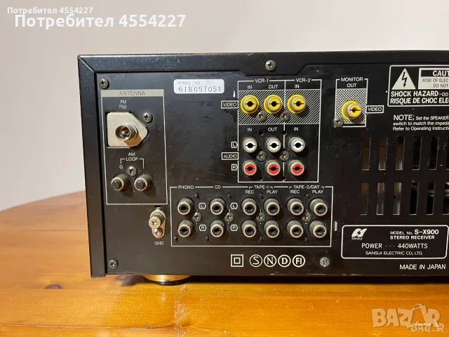 Ресийвър SANSUI S-X900, снимка 3 - Ресийвъри, усилватели, смесителни пултове - 55780334