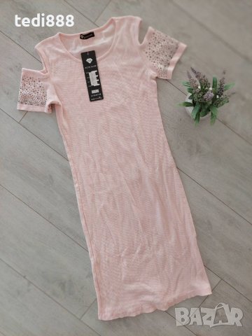 Разпродажба Нова розова рокля рипс