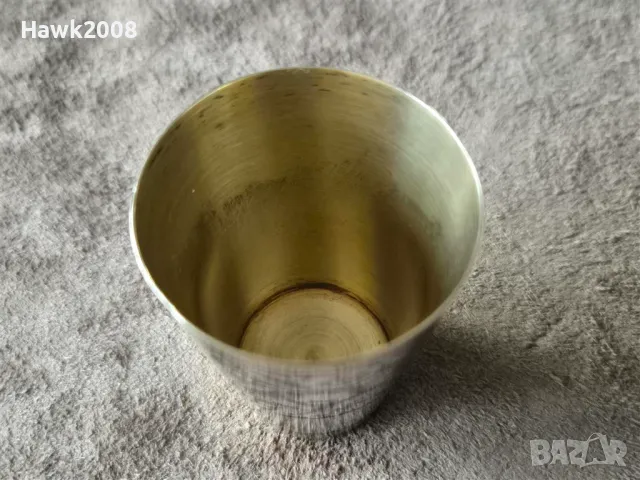 Сребърна сребро с позлата и ниело руска кавказкa чаша , снимка 11 - Други ценни предмети - 47599500