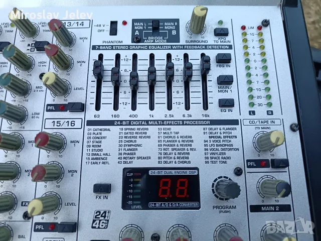 апаратура Behringer , снимка 7 - Ресийвъри, усилватели, смесителни пултове - 56060851