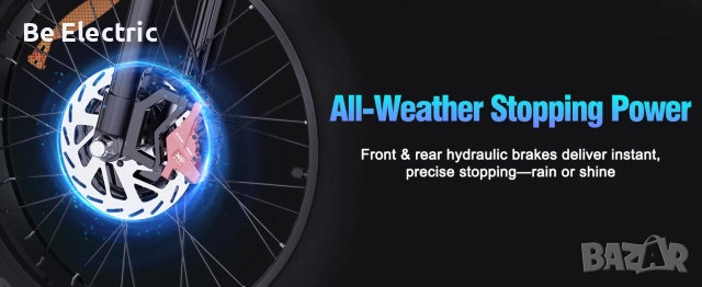 НОВО!! Електрически Велосипед YVY C20 (Q20) 750W 20AH FATBIKE, снимка 10 - Велосипеди - 52024480