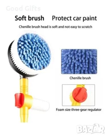 Автоматична четка за миене на кола Turbo shine, снимка 9 - Аксесоари и консумативи - 47506551