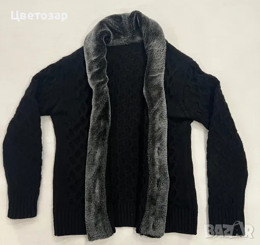 Мъжка черна жилетка, снимка 7 - Пуловери - 56106712