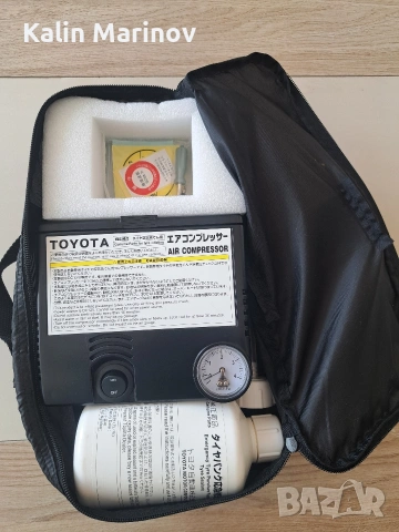 компресор за помпене на гуми от тойота