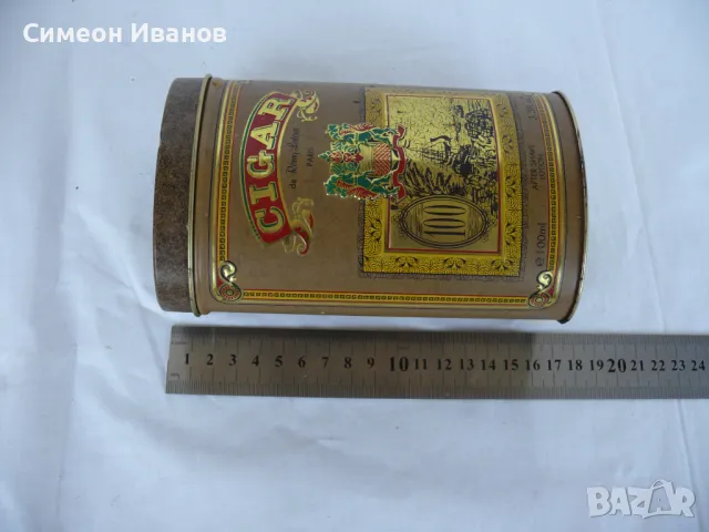 Стара метална кутия Cigar de Remy Latour Paris #1424, снимка 7 - Други ценни предмети - 48138959