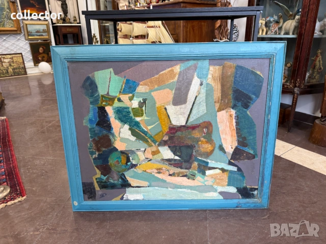 Маслена картина - Димитър Кавръков / абстракция. №7875