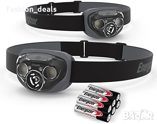 Нови 2 броя Челно фенерче Energizer Head Torch Челник глава светлина