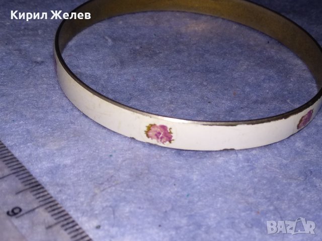 МОДНА ФЛОРАЛНА АРТ ГРИВНА НЕРЪЖДАЕМА ЕМАЙЛИРАНА БЛАГОРОДНА СТОМАНА 37530, снимка 7 - Гривни - 40813979