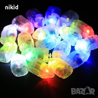 светещи светодиодни светодиоди LED светлини лампички осветление за балон балони и украса декорация, снимка 2 - Лед осветление - 40475180