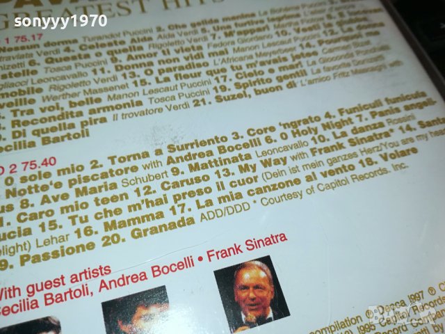 PAVAROTTI X2 CD MADE IN GERMANY 1802240803, снимка 15 - CD дискове - 44348246