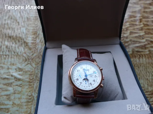 Механичен часовник-Longines, снимка 3 - Мъжки - 55671211