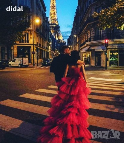 Луксозна пола от тюл 