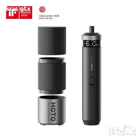 HOTO PixelDrive електрическа отвертка с дисплей и битове, снимка 11 - Винтоверти - 55951222
