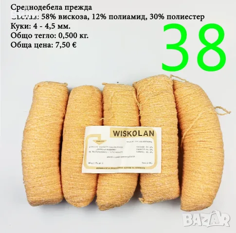 Евтини прежди в малки количества - нови и остатъци 