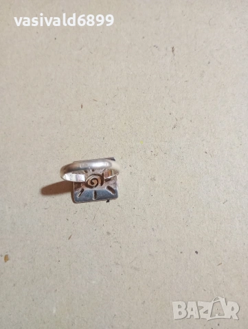 Сребърно пръстенче , снимка 3 - Пръстени - 53450161