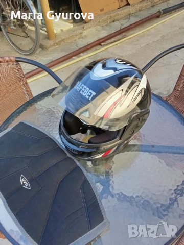 Каска и колен за мотористи , снимка 4 - Аксесоари и консумативи - 51265906