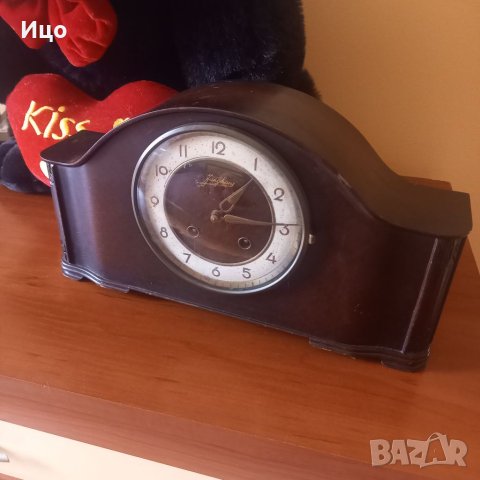 Каминен часовник Junghans, снимка 4 - Антикварни и старинни предмети - 40954264