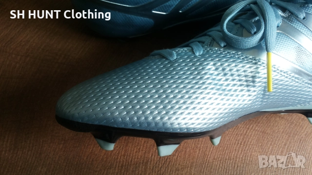 Adidas MESSI 15.3 Blue FG/AG Matte Ice Metallic Football Boots EUR 43 1/3 / UK 9 бутонки 212-14-S, снимка 8 - Футбол - 52228385