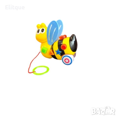 Музикална играчка за дърпане пчела,със звуци и светлини, снимка 6 - Други - 52777844