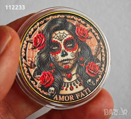 Сувенирни монети „Денят на мъртвите”-Мексико, снимка 4 - Нумизматика и бонистика - 53346654