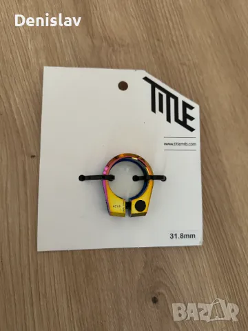 Скоба за седалка Title | 31.8 mm | Oil Slick, снимка 1