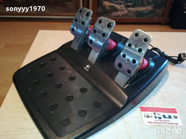 LOGITECH-ПЕДАЛИ ЗА ИГРА ВНОС ГЕРМАНИЯ 0702221128, снимка 9 - Аксесоари - 35700251