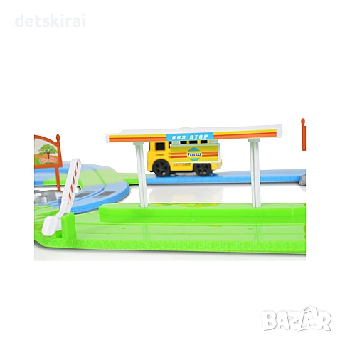 Писта ЗООПАРК 4 спирки, снимка 4 - Коли, камиони, мотори, писти - 53825824