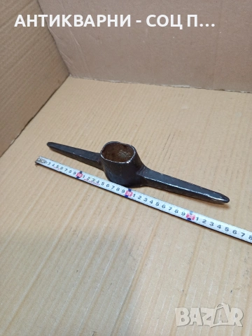 Соц Стара Ръчно Кована Кирка 1.100кг. НОМЕР 644., снимка 8 - Антикварни и старинни предмети - 53446045