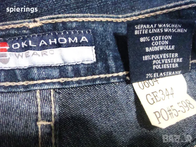 Oklahoma jeans 29x30, снимка 5 - Дънки - 49969778