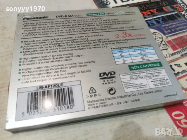 PANASONIC DVD-RAM DISC MADE IN JAPAN 0609261128H2E8R, снимка 13 - DVD дискове - 55966942
