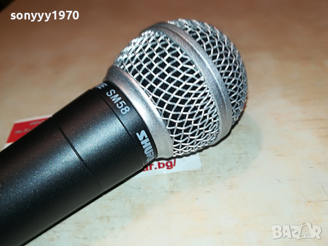 shure sm58 microphone-внос swiss 2004221149, снимка 4 - Микрофони - 36517191
