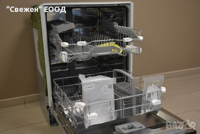 Bosch SMV2ITX09E – Съдомиялна за пълно вграждане, 60 см, 13 комплекта, Serie 2, Home Connect, снимка 4 - Съдомиялни - 53333088