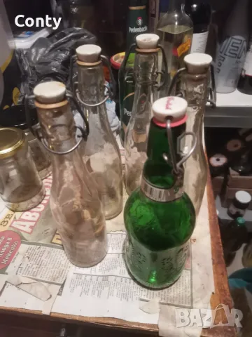 Стъклени буркани и шишета, снимка 2 - Декорация за дома - 50414914