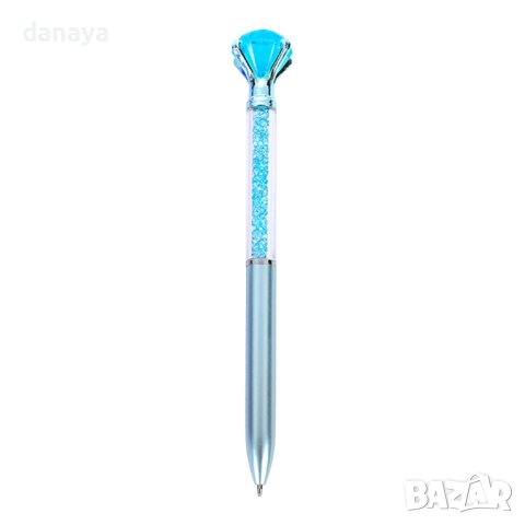 3784 Елегантен химикал Диамант, синьо мастило, снимка 7 - Ученически пособия, канцеларски материали - 41329418