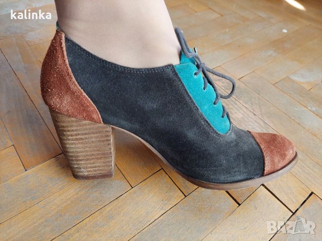 Дамски обувки с връзки Bershka 39, снимка 5 - Дамски елегантни обувки - 34616730
