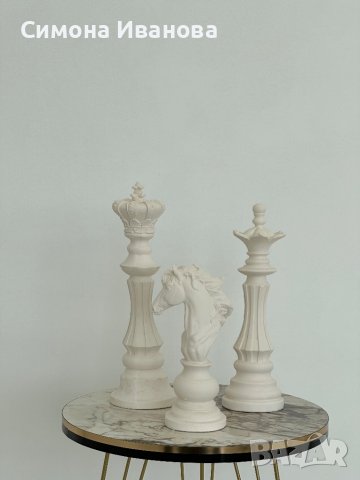 Шахматни фигури статуетки за декорация
