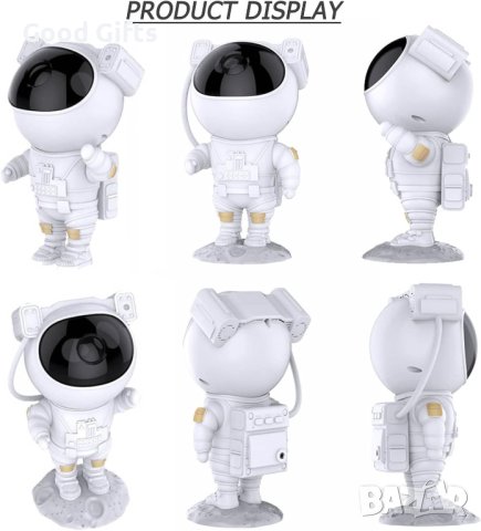 Лампа проектор Астронавт, звезден проектор, Нощна лампа за деца, снимка 4 - Лед осветление - 42309040