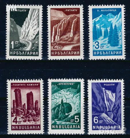 България 1964 - изгледи природа MNH